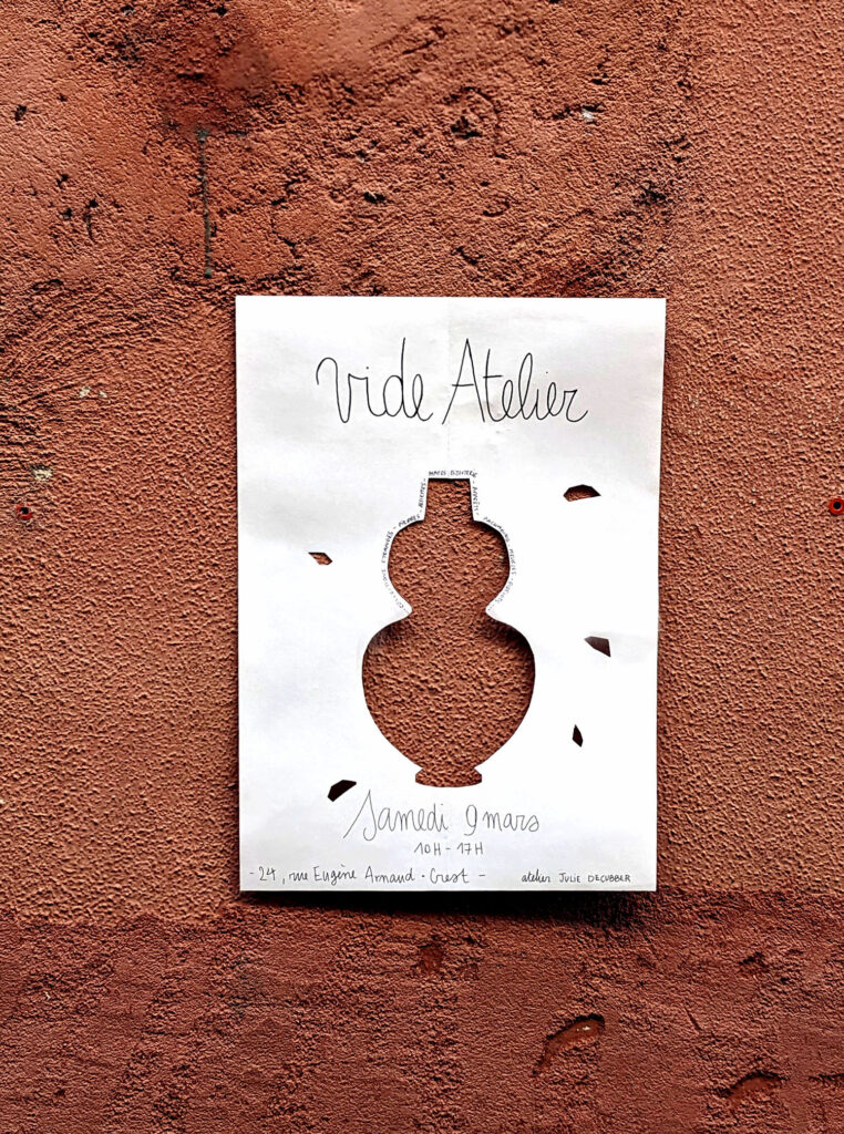 Vide atelier 2024. Julie Decubber vide atelier 2024. Julie Decubber